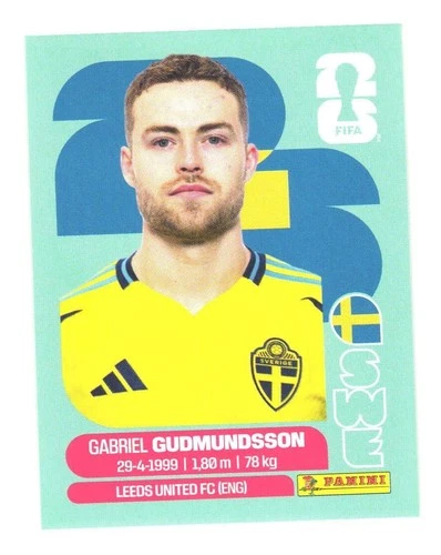 Panini FIFA World Cup 2026 World Cup Sticker Sweden SWE 4 Gabriel Gudmundsson