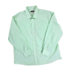 Chaps 2XL Regular Fit Men's Dress Shirt Long Sleeves 1 pocket Summer Kiwi Green