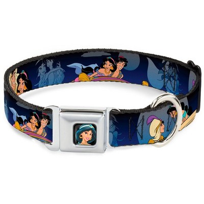 Dog Collar DYR-Jasmine CLOSE-UP Full Color Aladdin & Jasmine Scenes  (US IMPORT)