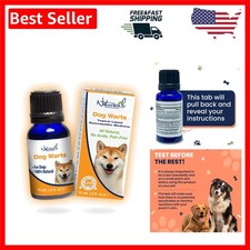 Topical Natural Dog Wart Remover - Easy Application with Essential Oils 15mL