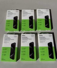 6X NEW Belkin screen Force Tempered Glass Protector for Apple iPhone 15 Pro