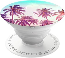PopSockets Collapsible Grip  Stand for Phones and Tablets   Palm Trees