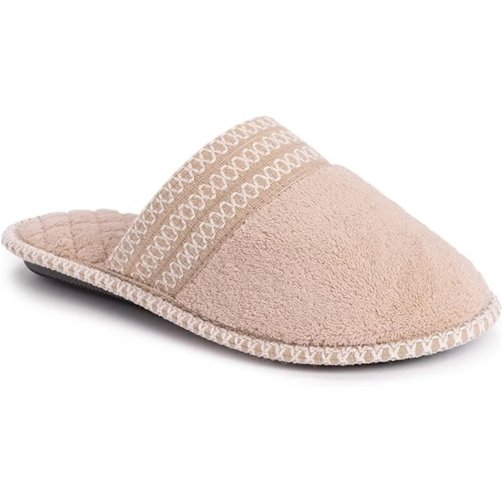 MUK LUKS Womens Cathy Scuff Slipper Honey Wheat L 9-10 4090₽