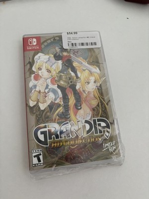 Grandia 1 & 2 HD Collection Nintendo Switch Limited Run Game LRG #80 Near Mint
