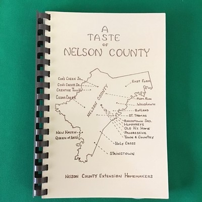 Bardstown Kentucky Nelson County Homemakers Vtg 1991 Spiral Cookbook SEE INDEX