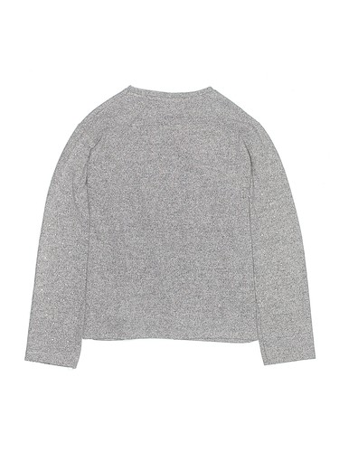 Cata's Girls Silver Pullover Sweater 10 - Picture 2 of 2