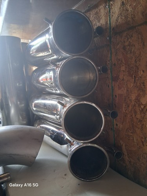#ad Imco Marine Stainless Water Jacketed Tail Pipes Exhaust power flow $450.00