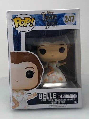 Funko POP! Disney Beauty and The Beast Belle Celebration #247 DAMAGED BOX