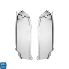 1966 Impala Bel Air Fender Extension Moulding Moldings Pair New