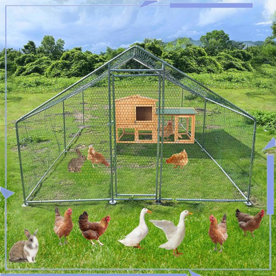 #ad 10x10 13x10 20x10 20x13ft Walk In Chicken Coop Run Chicken House Poultry Cage $168.80