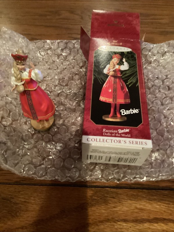 1999 Hallmark Keepsake " Russian Barbie " Ornament Vintage