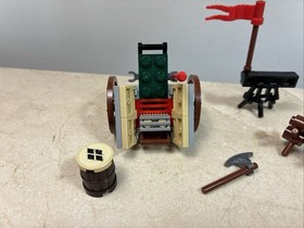 Lego Black Knight Classic Castle Minifigure Cart Accessories Medieval Market