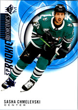 2020-21 Upper Deck SP Authentic Sasha Chmelevski Rookie Authentics Blue #113