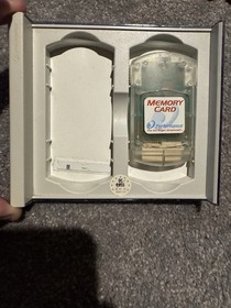 Sega Dreamcast 200 Block Memory Card By Performance - Clear Transparent Case