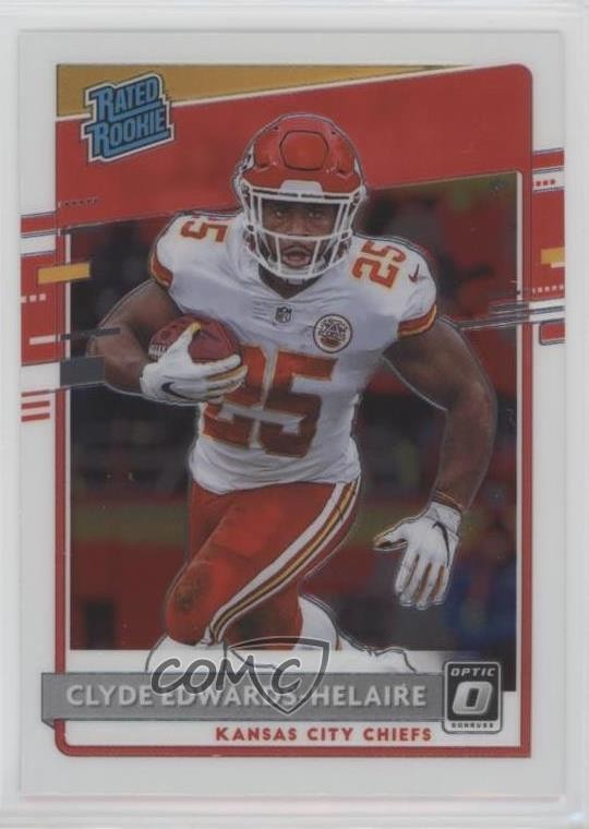 2020 Panini Donruss Rated Rookie Optic Preview Clyde Edwards-Helaire #P-321 4z8