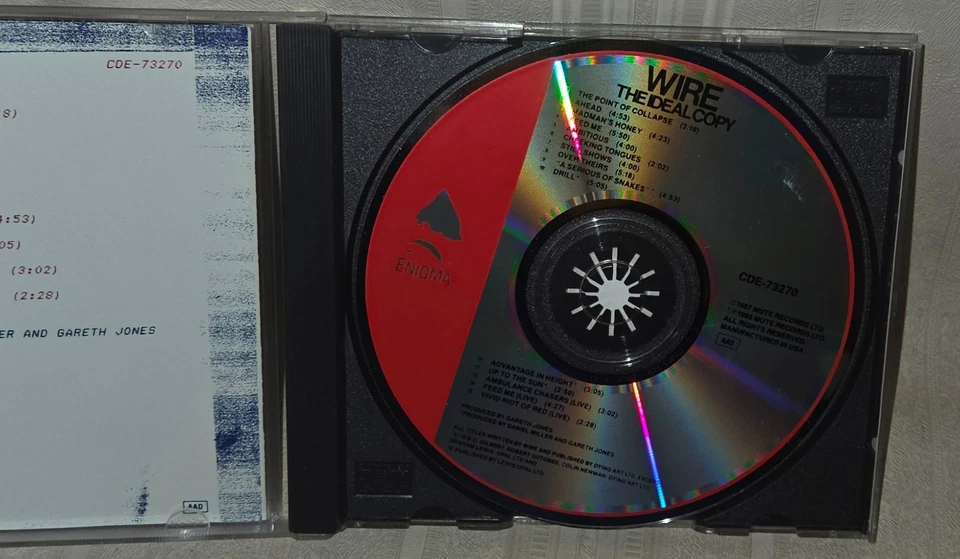 Мини-альбом WIRE The Ideal Copy Snakedrill компакт-диск Enigma Records - Изображение 3 из 4