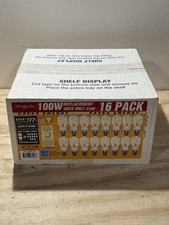 16 Pack 100 Watt Spiral Light Bulb 23 Warm White Fluorescent Daylight
