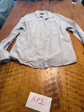 MARC ANTHONY LINEN COTTON BUTTON UP SZ L KP2