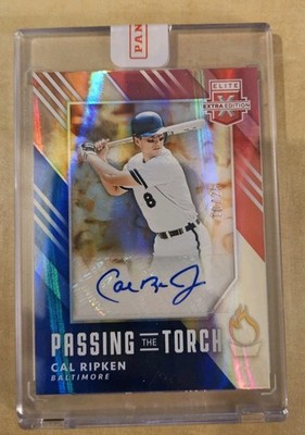 2022 Elite Passing The Torch Cal Ripken Jr Jackson Holliday Autograph /25 Read!!