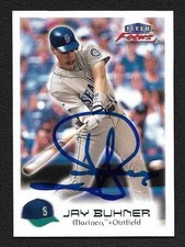 Jay Buhner Autograph Auto 2000 Fleer Focus Masterpiece Mania Card #137/300
