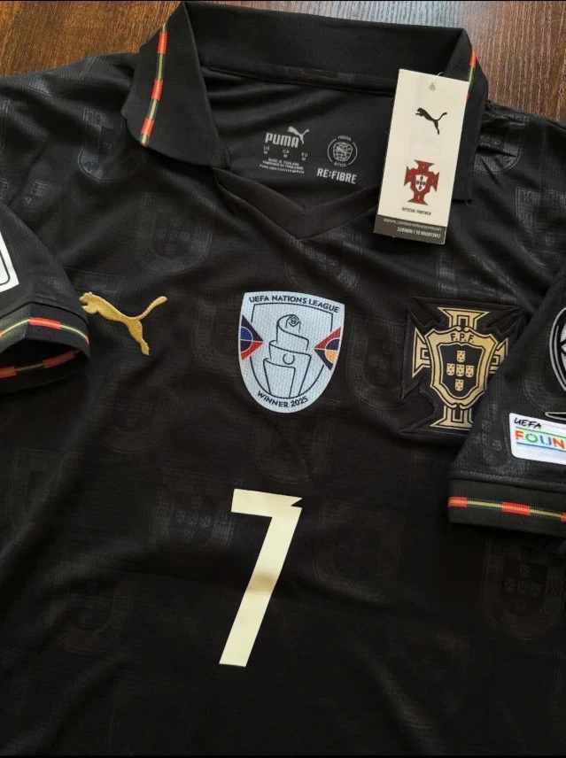 CR7 Portugal 2026 WCQ Black Out Special Jersey Player Version - Image 3 of 4