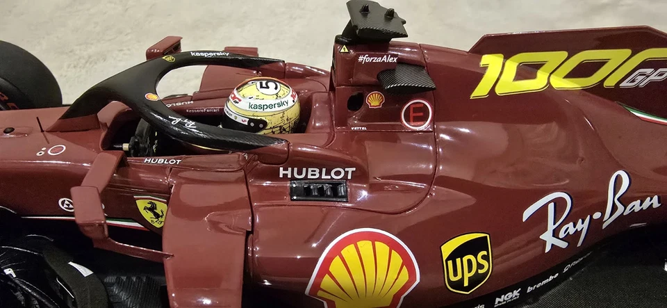 F1 Ferrari SF1000 Sebastian Vettel Tuscany Gp. 2020 1:18 Looksmart - Image 3 of 4