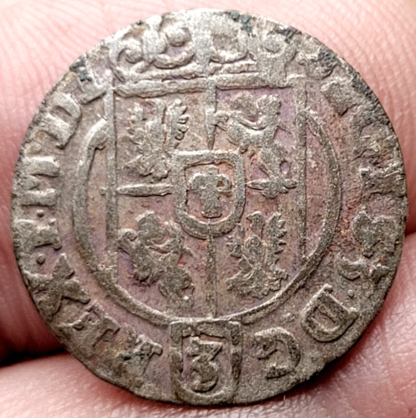 Moneda de plata de 3 polker Polonia 1625 SIGISMUNDO III Foto 2 de 3