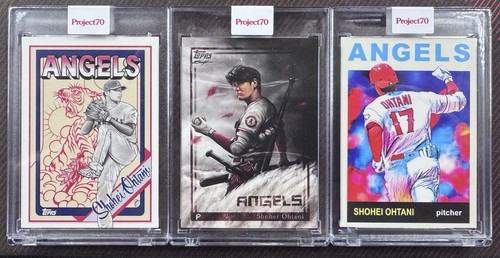2021 Topps Project 70 - Ohtani #488 #491 & #493 - Factory Sealed