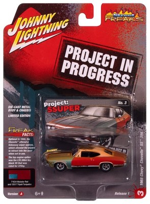 Johnny Lightning Project In Progress 1968 Chevy Chevelle SS 396 2025 1 1:64 Car