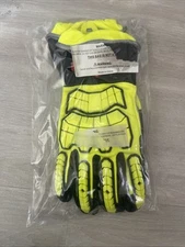 Men's High Visibility Extrication Safety Work Glove Water & heat Resistant