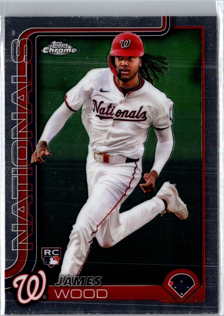 2025 Topps Chrome James Wood Rookie Washington Nationals MLB NM+ #132