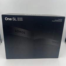 2 Pack Sonos 1 One SL Shadow Edition Wireless Smart Speaker B20SLUS1SDHB