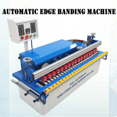 Automatic Curved Straight Line Edge Banding Trimming Machine 110V 0-6m/min Speed