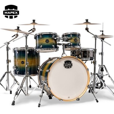 Mapex Armory 5PC 22'' Maple/Birch Fusion Shell Pack Rainforest Burst AR529SVET