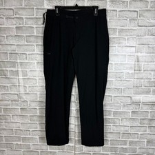Mountain Hardwear YUMALINA Lined Solid Black Nylon Hiking Pants Womens 8 x 30