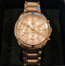 Image of Tommy Hilfiger Ladies Rose Gold Stainless Steel Watch