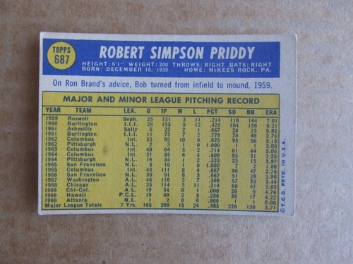 1970 TOPPS BASEBALL HIGH CARD SINGOLI COMPLETA IL TUO SET SCEGLI AGGIORNATO 27/05 - Foto 266 di 323