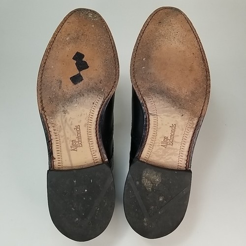 Allen Edmonds Hinsdale Wingtip Oxfords Men's Shoes size 9.5 E Black Leather 7718 - Picture 9 of 12