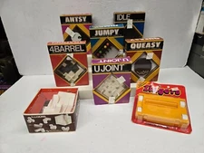 Vintage Lot Classic Brain Teaser Puzzles w/ Original Boxes Pulzzlers Reiss 1976