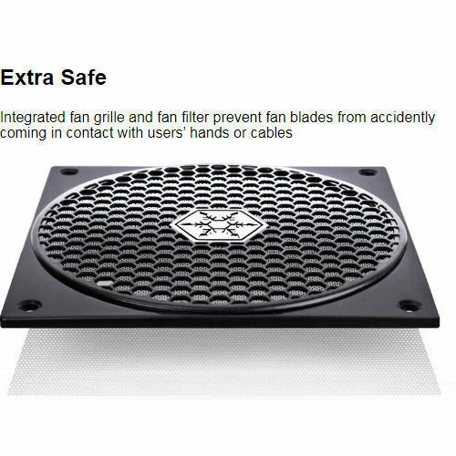 Silverstone SST-FF121B-3PK (Black - 3 Pack) 120mm Fan Grill & Filter Kit - Image 3 of 3