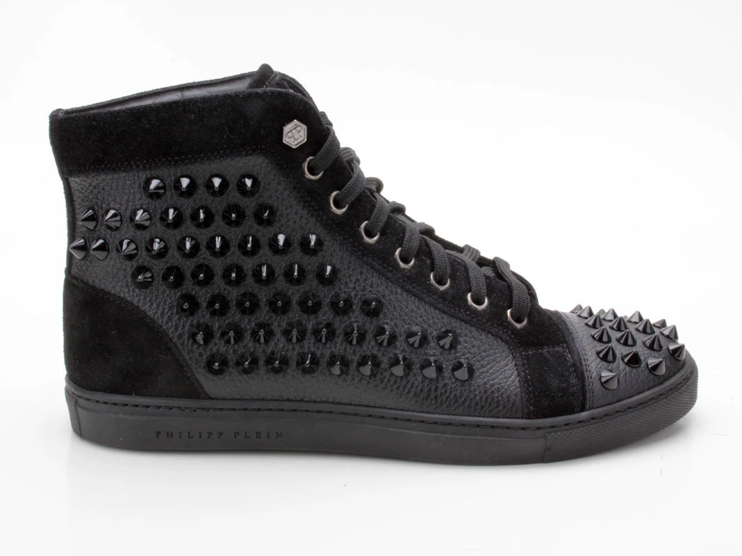 Philipp Plein FW14 SW150464 Sneakers Studded Women s Sneaker Shoes Black