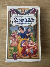 Snow White and the Seven Dwarfs Walt Disney Home Video Tape Vintage (VHS, 1994)