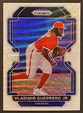 2022 Panini Prizm Baseball White Wave Prizm #76 Vladimir Guerrero Jr. Blue Jays
