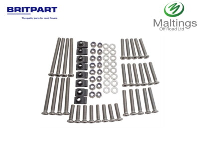 Britpart 110 stainless steel bolt kit GA1133 hinge bolt kit Fits - Defender 110 