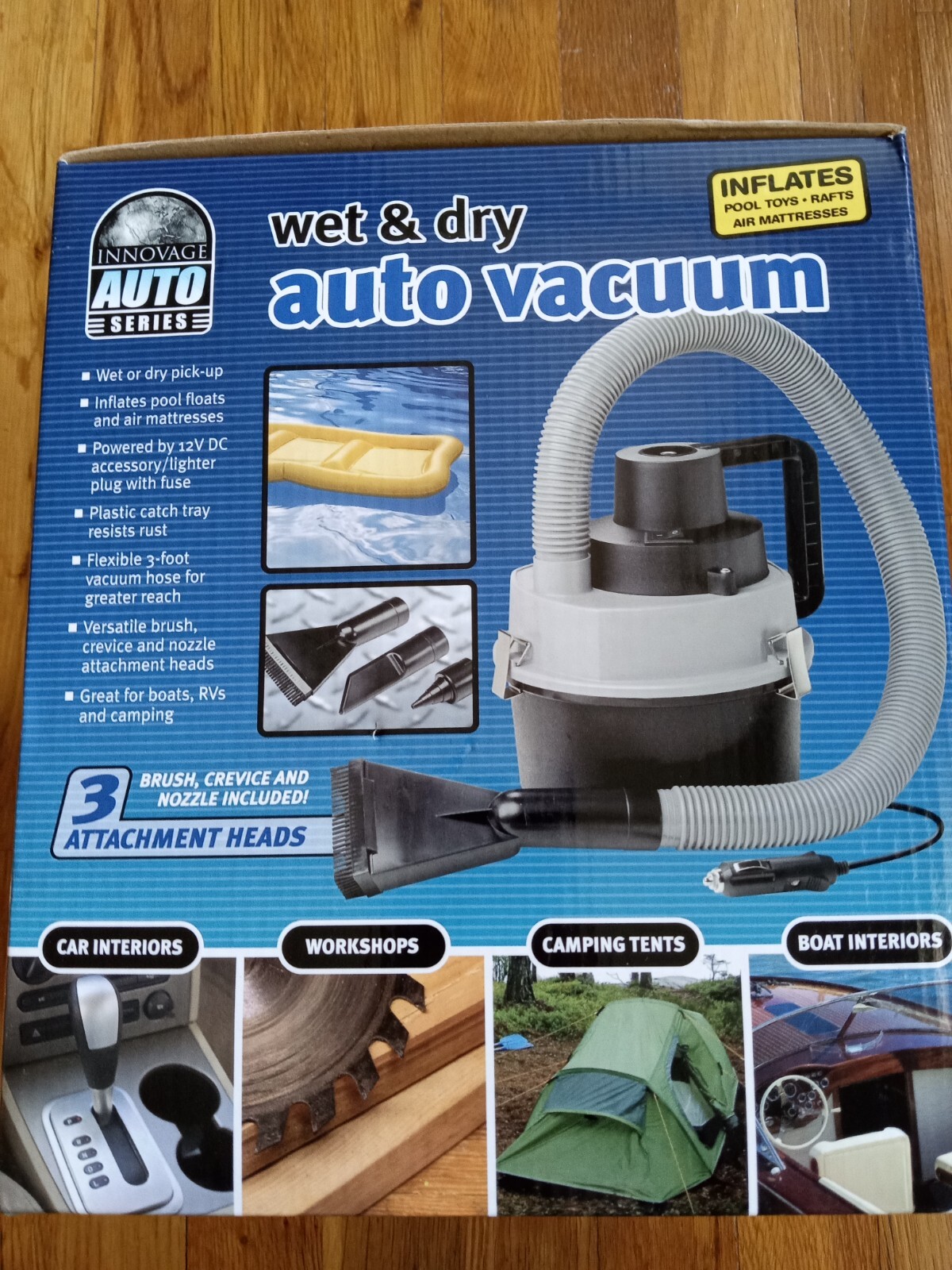 Innovage+Auto+Series+12v+DC+Wet+26+Dry+Vacuum+Also+Inflates+Air