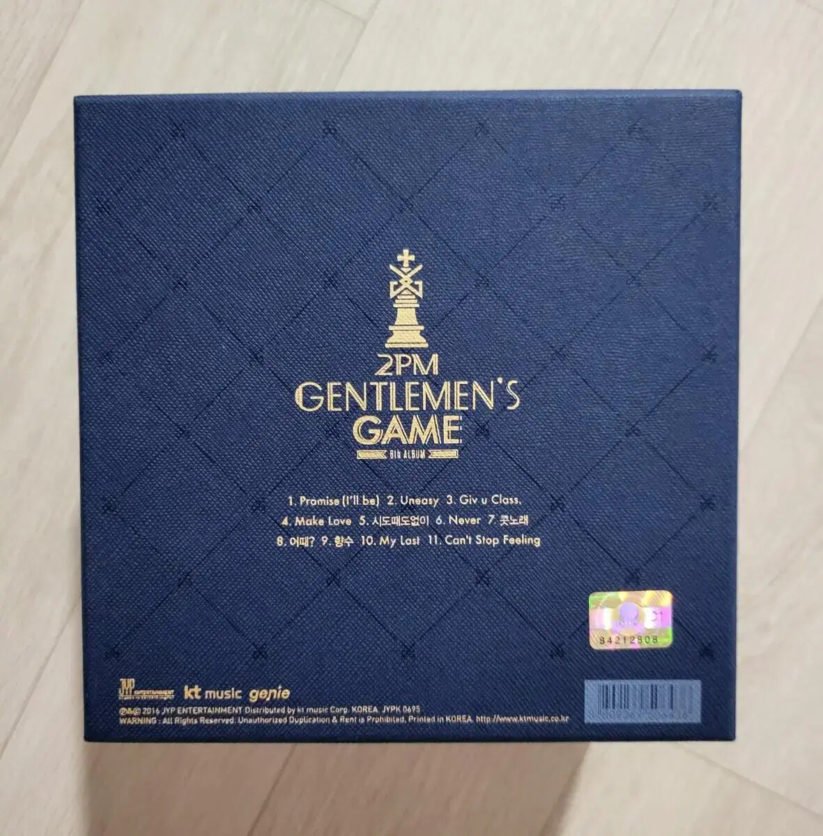 2PM GENTELMEN’S GAME (LIMITED EDITION) 2PM GENTLEMEN'S GAME GENTLEMAN'S GAME limited edition EDITION