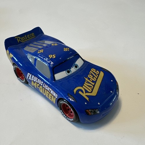 FABULOUS LIGHTNING MCQUEEN RUSTEZE 95 CAR 143 Larger Size Disney Cars