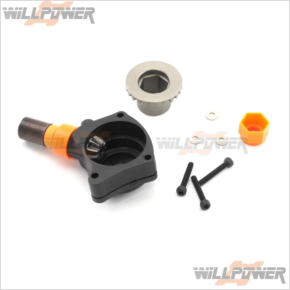 Hobao Hyper 21 Engine Back Plate (RC-WillPower) Pull Roto Start Hex Shaft Motor - Image 2 of 4