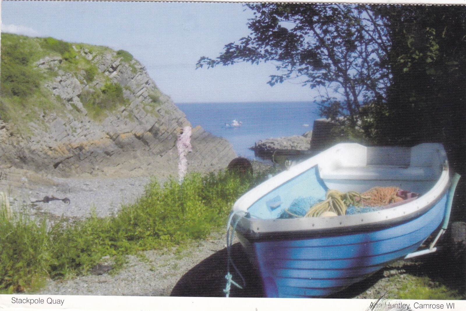 Stackpole Quay Pembokeshire Postcard posted 2016 creased | eBay UK