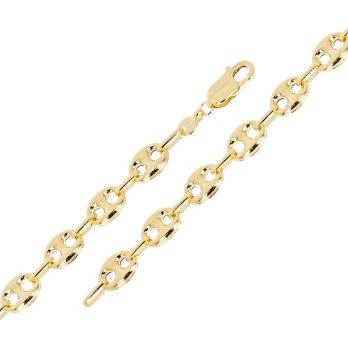 Italian 14k Yellow Gold Fancy 3D Hollow 